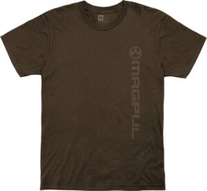 mapgul cotton crew neck short sleeve t-shirt for men, vert logo black, large