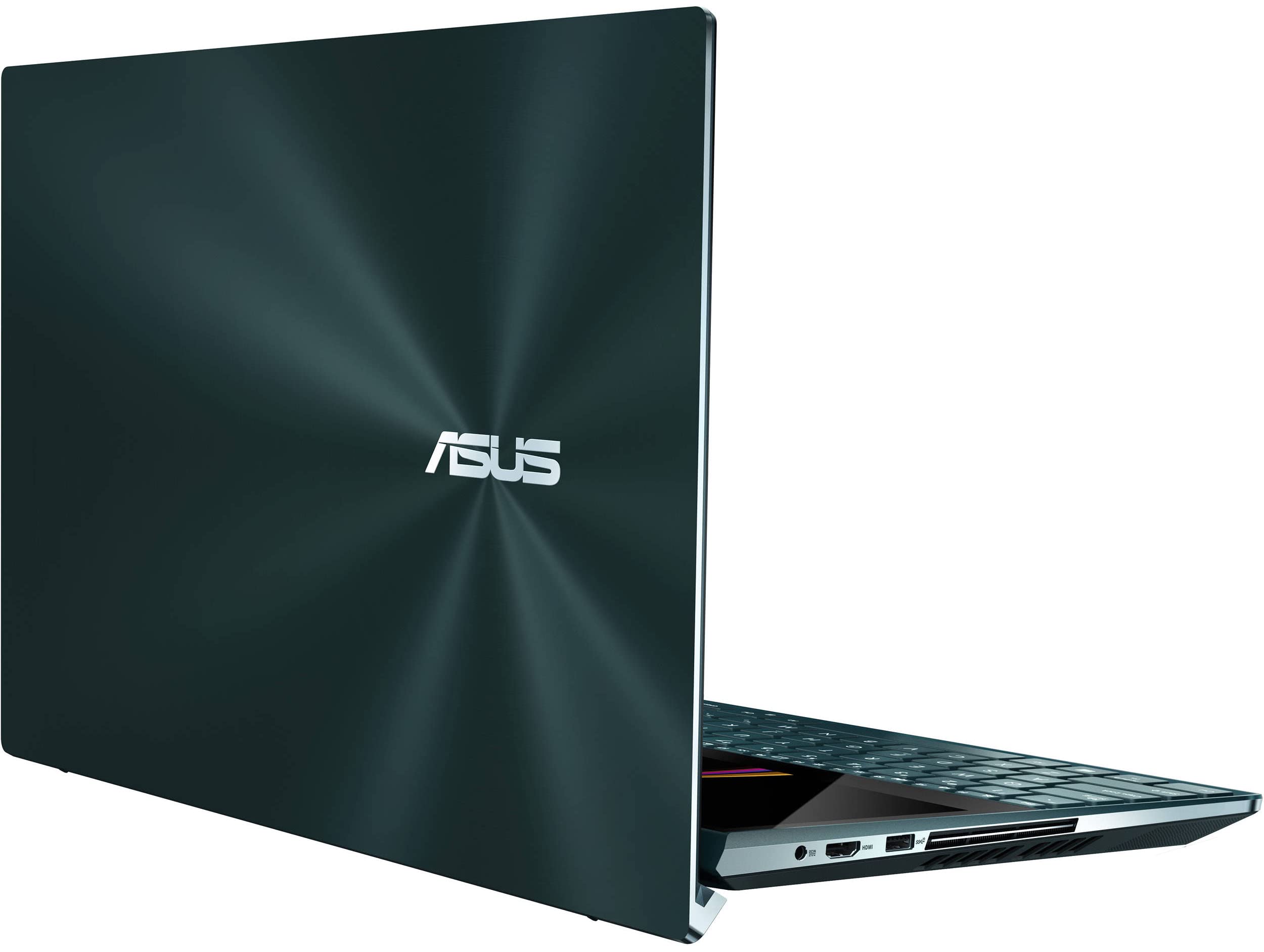 ASUS ZenBook Pro Duo Gaming & Business Laptop (Intel i9-9980HK 8-Core, 32GB RAM, 2TB m.2 SATA SSD, RTX 2060, 15.6" 60Hz Touch 4K Ultra HD (3840x2160), WiFi, Bluetooth, Win 10 Pro) (Renewed)