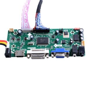 GeeekPi NT68676 HDMI+VGA+DVI+Audio Input LCD Controller Driver Board or HSD190MEN4 M170EN06 17" 19" 1280x1024 4CCFL 30Pins LCD Panel,Fit for Arcade1Up Monitor