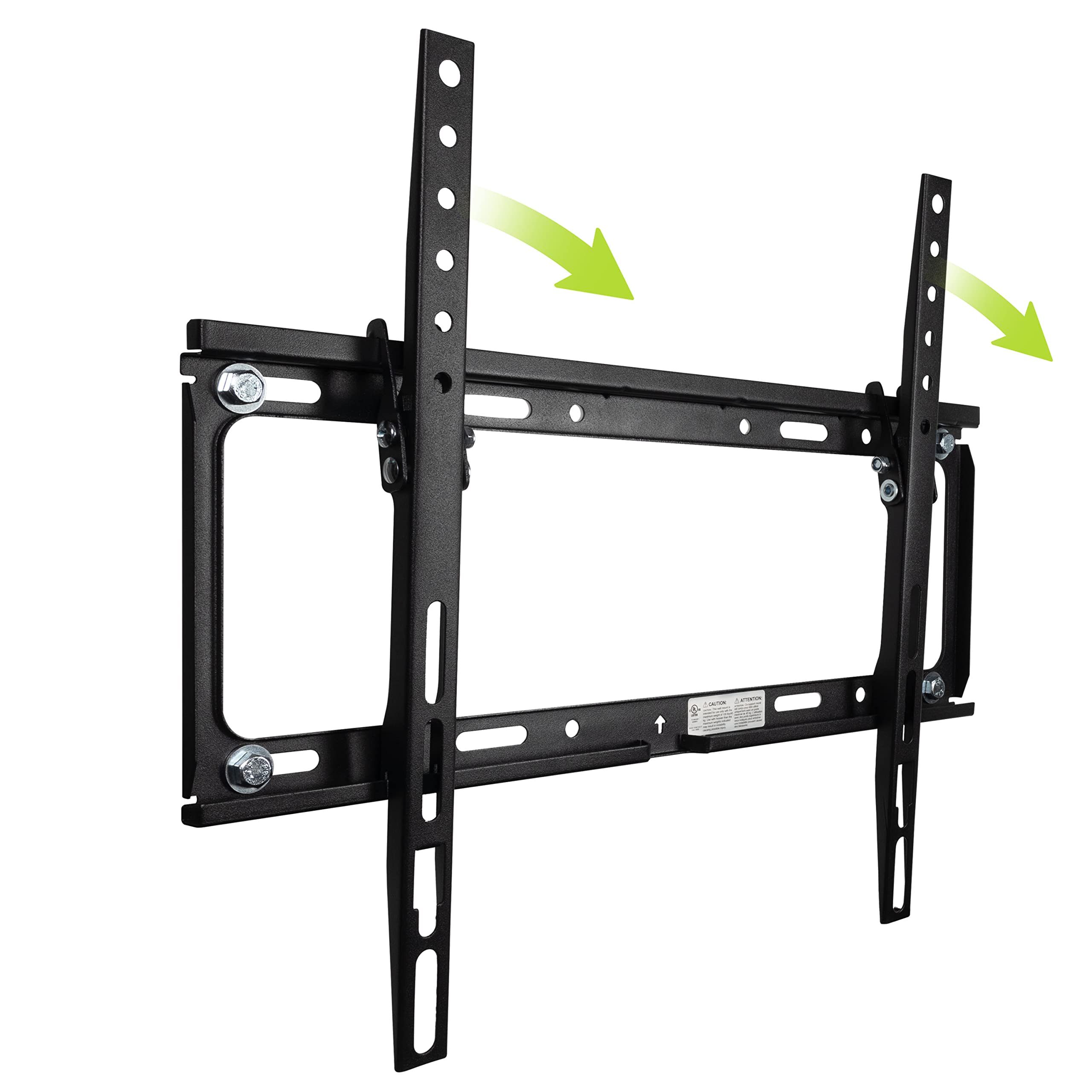 Philips Titlt TV Monitor Wall Mount Bracket for Most 30-80 Inch LED LCD OLED HDTV Flat Curved Screen TVs and Monitors with Max VESA 400x400mm up to 100lbs, Lockable Safety Bar, SQM7442/27