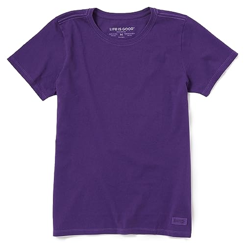 Life is good Womens Crusher, Deep Purple, Small