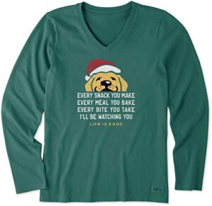 life is good womens crusher, spruce green, small