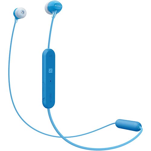 Sony WI-C300 Wireless Bluetooth in-Ear Headphones -Blue - Kit with USB Adapter