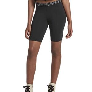 Kendall + Kylie Women's Logo Cotton Bike Short, Black, Extra Large