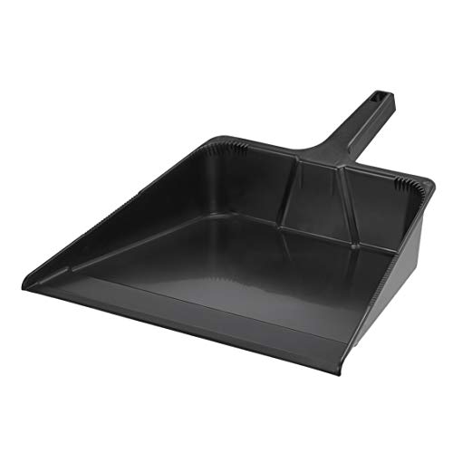 AmazonCommercial 16" Jumbo Dustpan with Heavy Duty Handle - 12-Pack