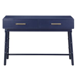 Amazon Brand – Ravenna Home Classic Console Table with Storage Drawers, 44"W, Blue