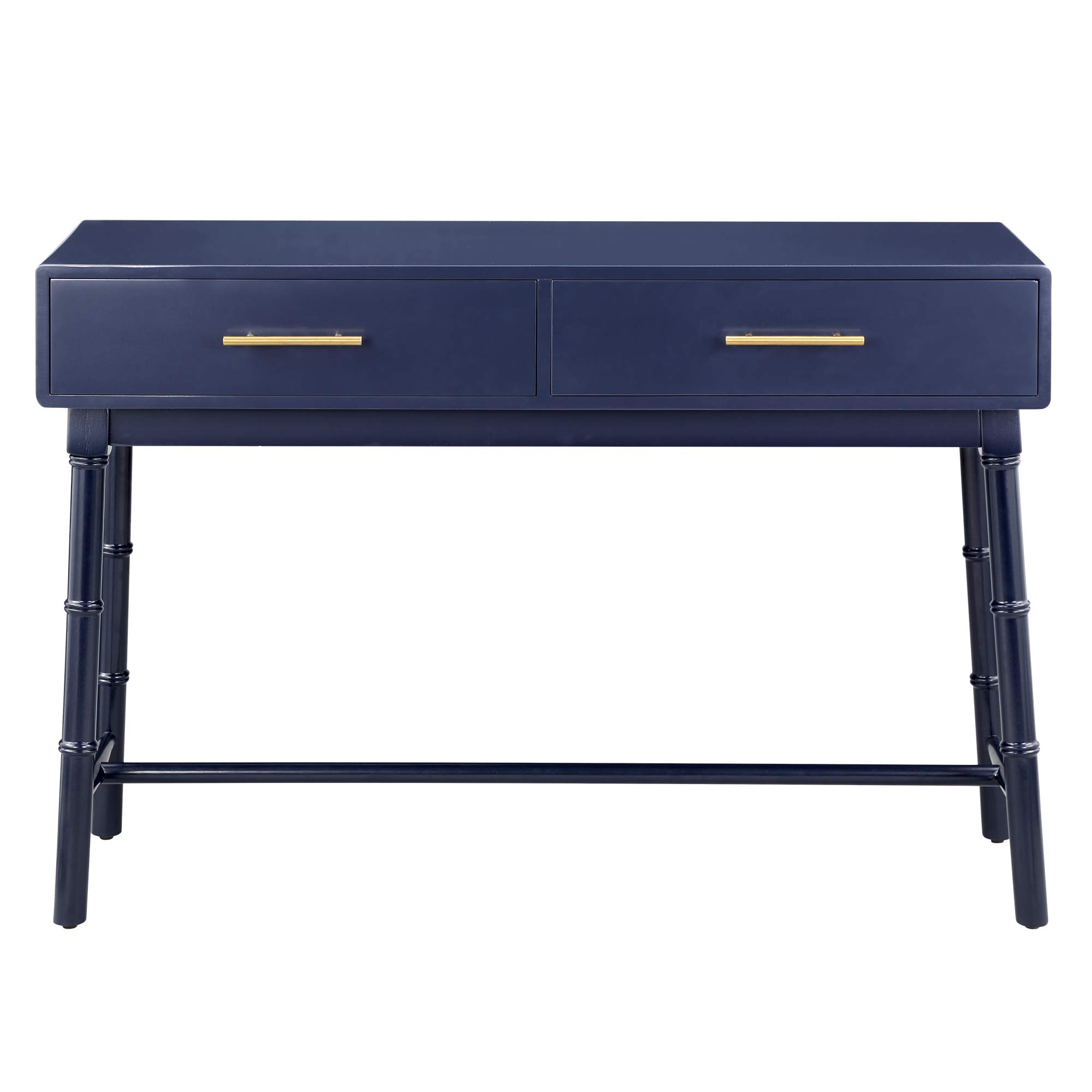 Amazon Brand – Ravenna Home Classic Console Table with Storage Drawers, 44"W, Blue