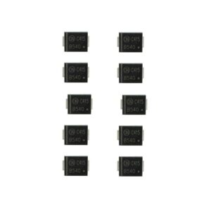 10pcs mbrs540t3g schottky diode on semiconductor, 40v 5a smd