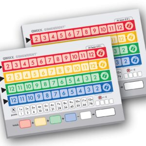 QWIXX Original 3 Replacement Score Pad Boxes Bundle (in Color) - 600 Score Sheets (Score Cards) - Bonus Hickoryville Velour Storage Bag