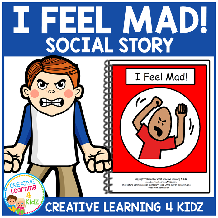 I Feel Mad Social Storybook