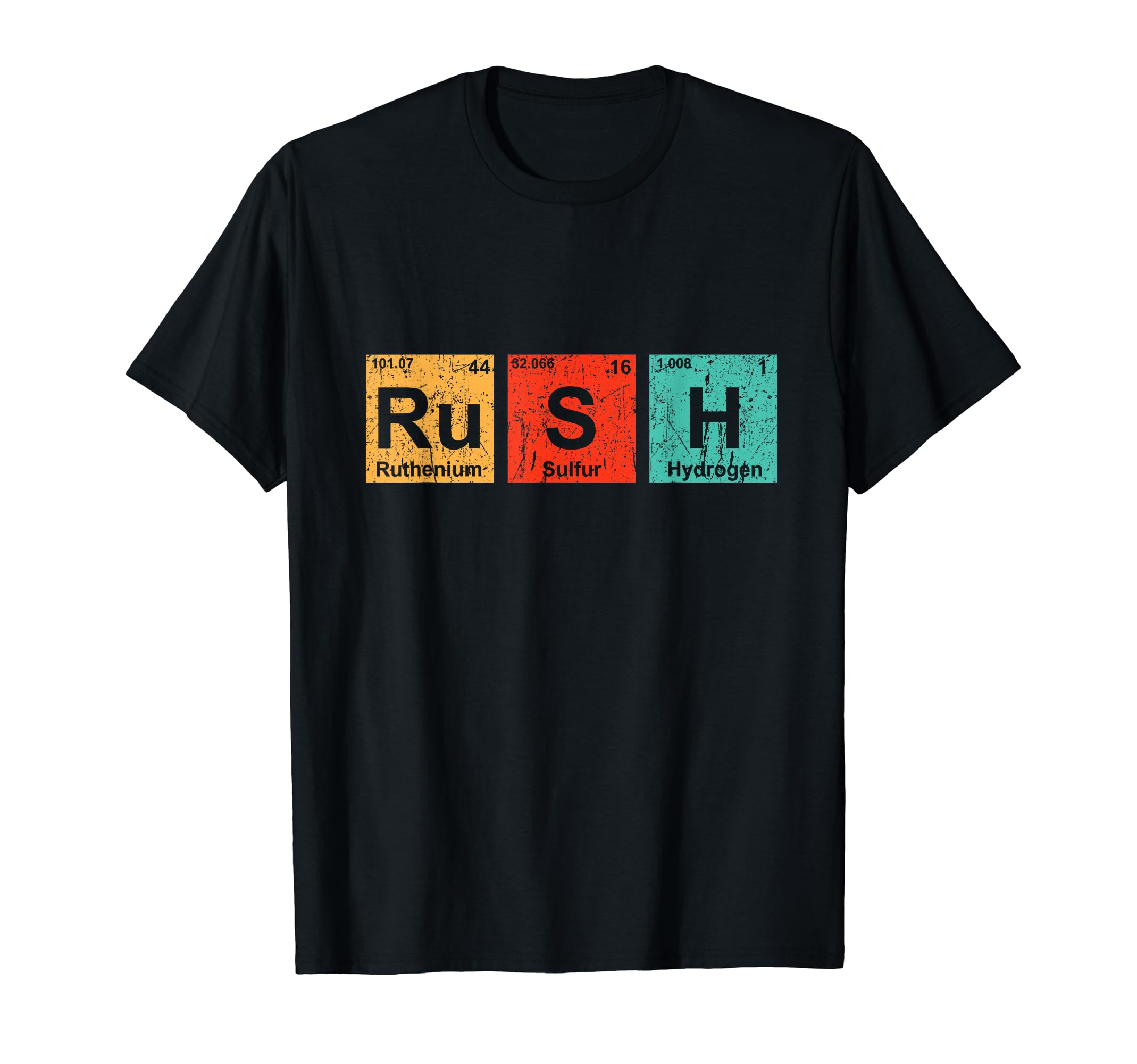 Rush (Ru-S-H) Periodic Table Elements Shirt T-Shirt