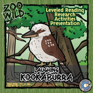 kookaburra - 15 zoo wild resources - leveled reading, slides & activities