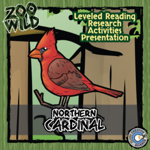 cardinal - 15 zoo wild resources - leveled reading, slides & activities