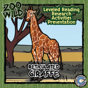 giraffe - 15 zoo wild resources - leveled reading, slides & activities