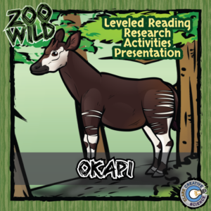 okapi - 15 zoo wild resources - leveled reading, slides & activities