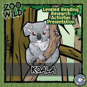 koala - 15 zoo wild resources - leveled reading, slides & activities