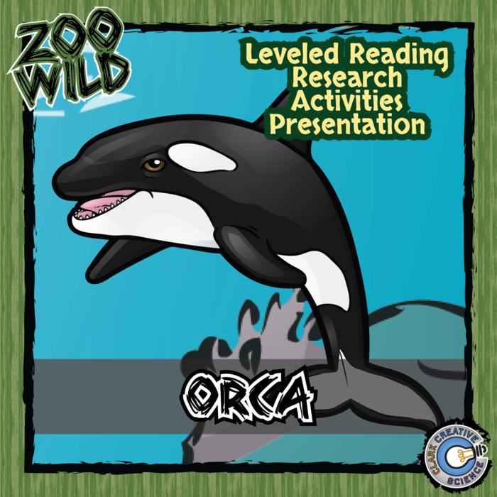 Orca - 15 Zoo Wild Resources - Leveled Reading, Slides & Activities