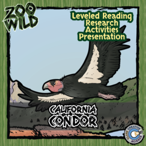 condor - 15 zoo wild resources - leveled reading, slides & activities