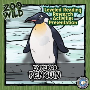 emperor penguin - 15 zoo wild resources - leveled reading, slides & activities