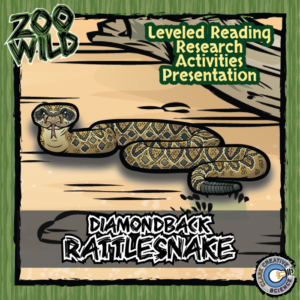 rattlesnake - 15 zoo wild resources - leveled reading, slides & activities