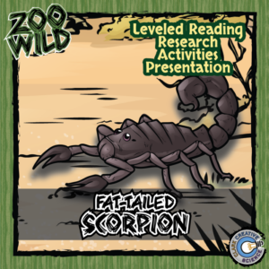 scorpion - 15 zoo wild resources - leveled reading, slides & activities