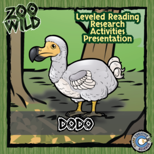 dodo - 15 zoo wild resources - leveled reading, slides & activities