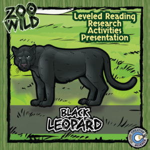 black panther - 15 zoo wild resources - leveled reading, slides & activities