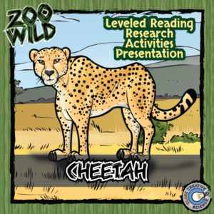 cheetah - 15 zoo wild resources - leveled reading, slides & activities