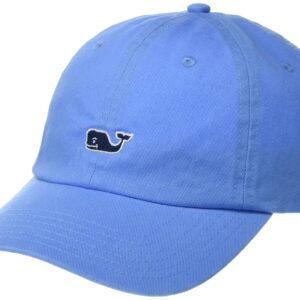 vineyard vines Men's Classic Whale Logo Baseball Hat, Light Blue, ONE Size