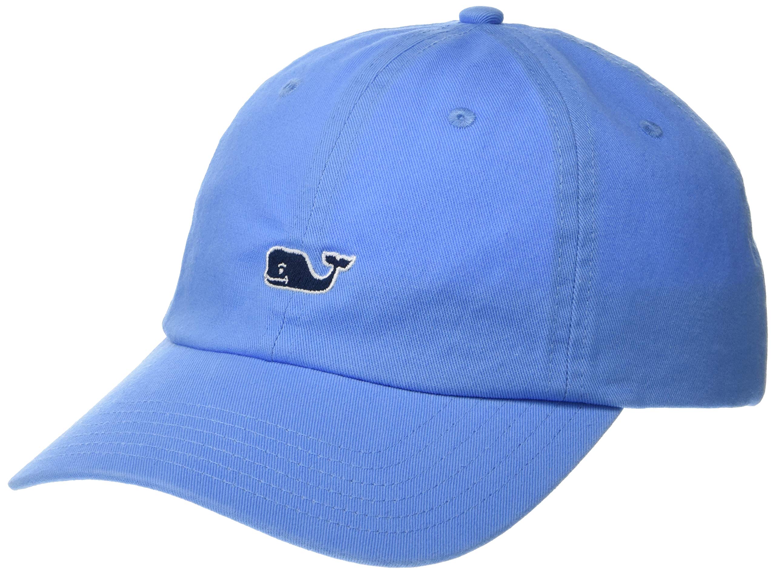 vineyard vines Men's Classic Whale Logo Baseball Hat, Light Blue, ONE Size