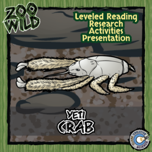 yeti crab - 15 zoo wild resources - leveled reading, slides & activities