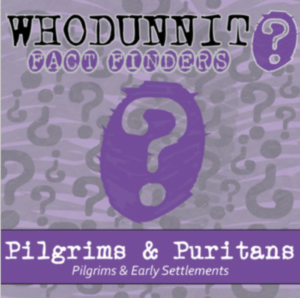 whodunnit? - pilgrims & puritans - knowledge building activity