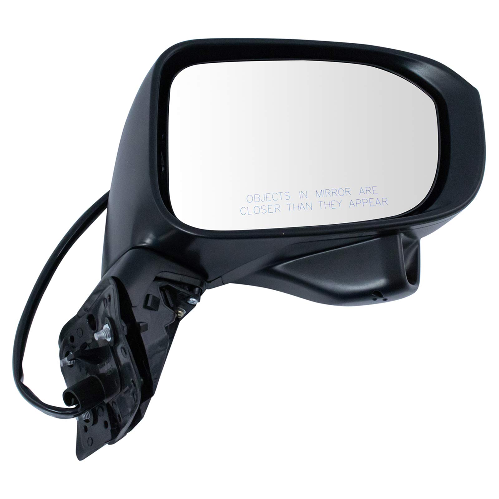 TRQ Mirror Power with Side View Camera Paint to Match RH Right Passenger for 2014-2015 Honda Civic Sedan