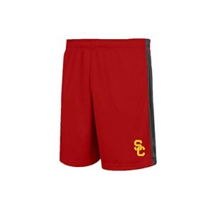 Profile Varsity Men's Big & Tall Athletic Shorts, Card Red/Charcoal, 2X