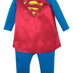 Warner Bros.DC Comics Justice League Baby Boys Costume Cape Coverall 3-6 Months