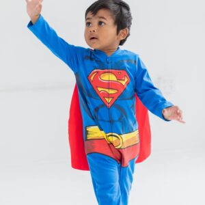 Warner Bros.DC Comics Justice League Baby Boys Costume Cape Coverall 3-6 Months