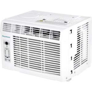 keystone 5,000 btu window air conditioner and dehumidifier, window ac units for apartment, living room, bathroom, and small rooms up to 150 sq.ft., quiet window air conditioners with remote control