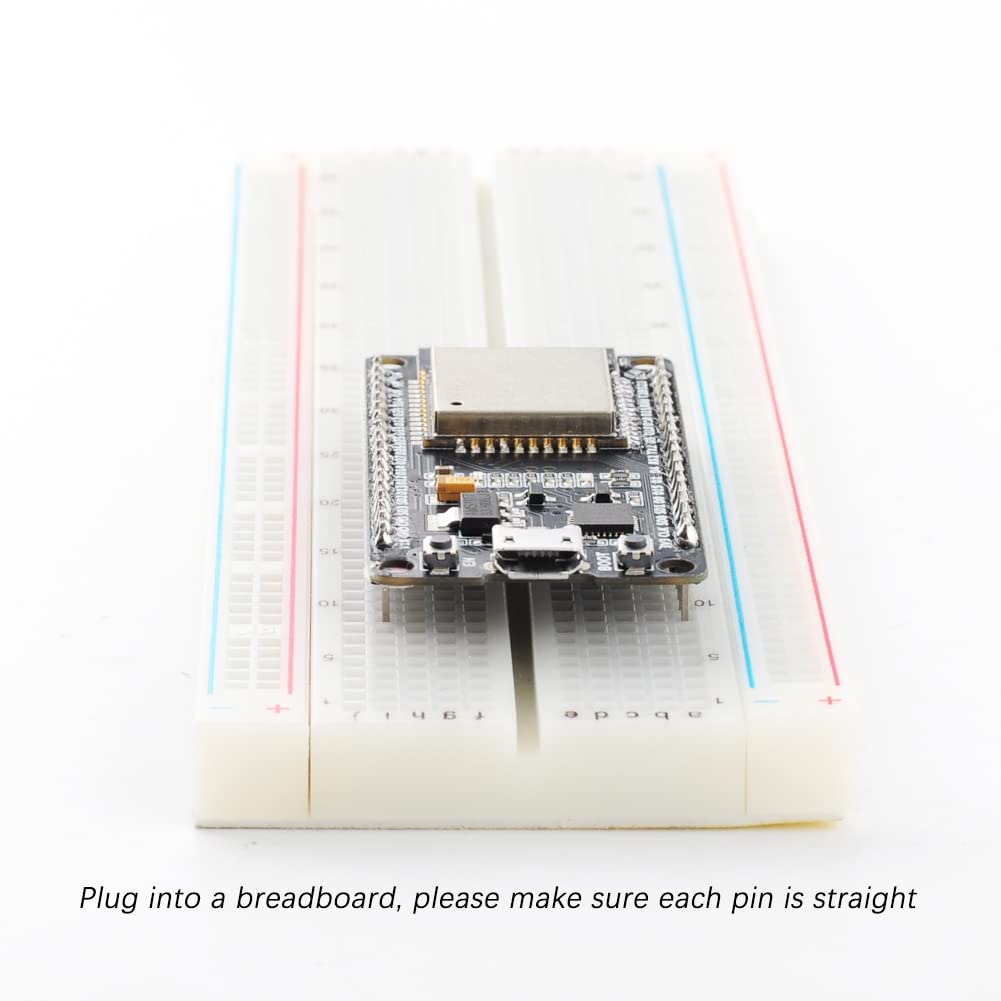 DIYmall ESP32 DEVKIT ESP32-WROOM-32 Development Board ESP32 ESP-32S 2.4GHz WiFi+BT BLE Dual-core Dev Module CP2102 for Arduino DOIT