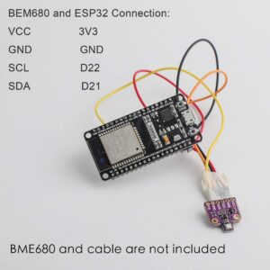 DIYmall ESP32 DEVKIT ESP32-WROOM-32 Development Board ESP32 ESP-32S 2.4GHz WiFi+BT BLE Dual-core Dev Module CP2102 for Arduino DOIT