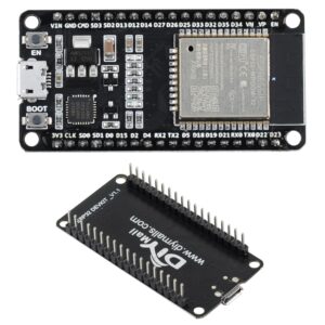 DIYmall ESP32 DEVKIT ESP32-WROOM-32 Development Board ESP32 ESP-32S 2.4GHz WiFi+BT BLE Dual-core Dev Module CP2102 for Arduino DOIT