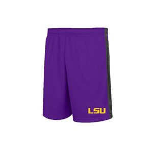 Profile Varsity Men's Big & Tall Athletic Shorts, Purple/Charcoal, 3X