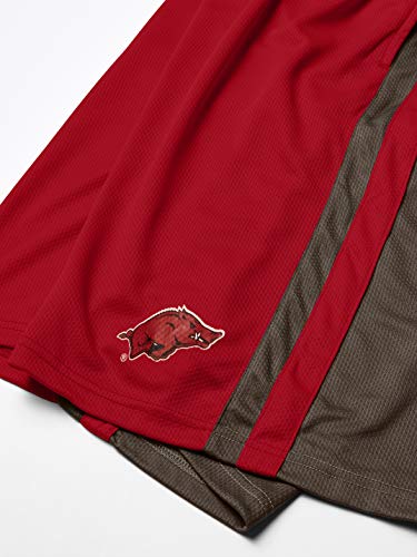 Profile Varsity Men's Big & Tall Athletic Shorts, Card Red/Charcoal, 2X