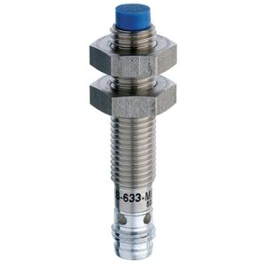 contrinex dw-as-633-m8-001 inductive sensor, extra range 8 mm threaded barrel, pnp n.o. 3-wire dc io link, extra range inductive sensor, unshielded