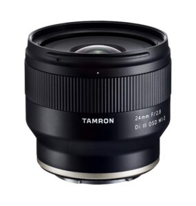 tamron 24mm f/2.8 di iii osd m1:2 lens for sony full frame/aps-c e-mount mirrorless camera (renewed)