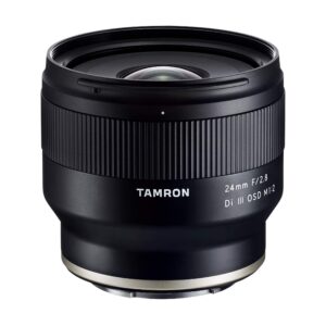 Tamron 24mm F/2.8 Di III OSD M1:2 Lens for Sony Full Frame/APS-C E-Mount Mirrorless Camera (Renewed)