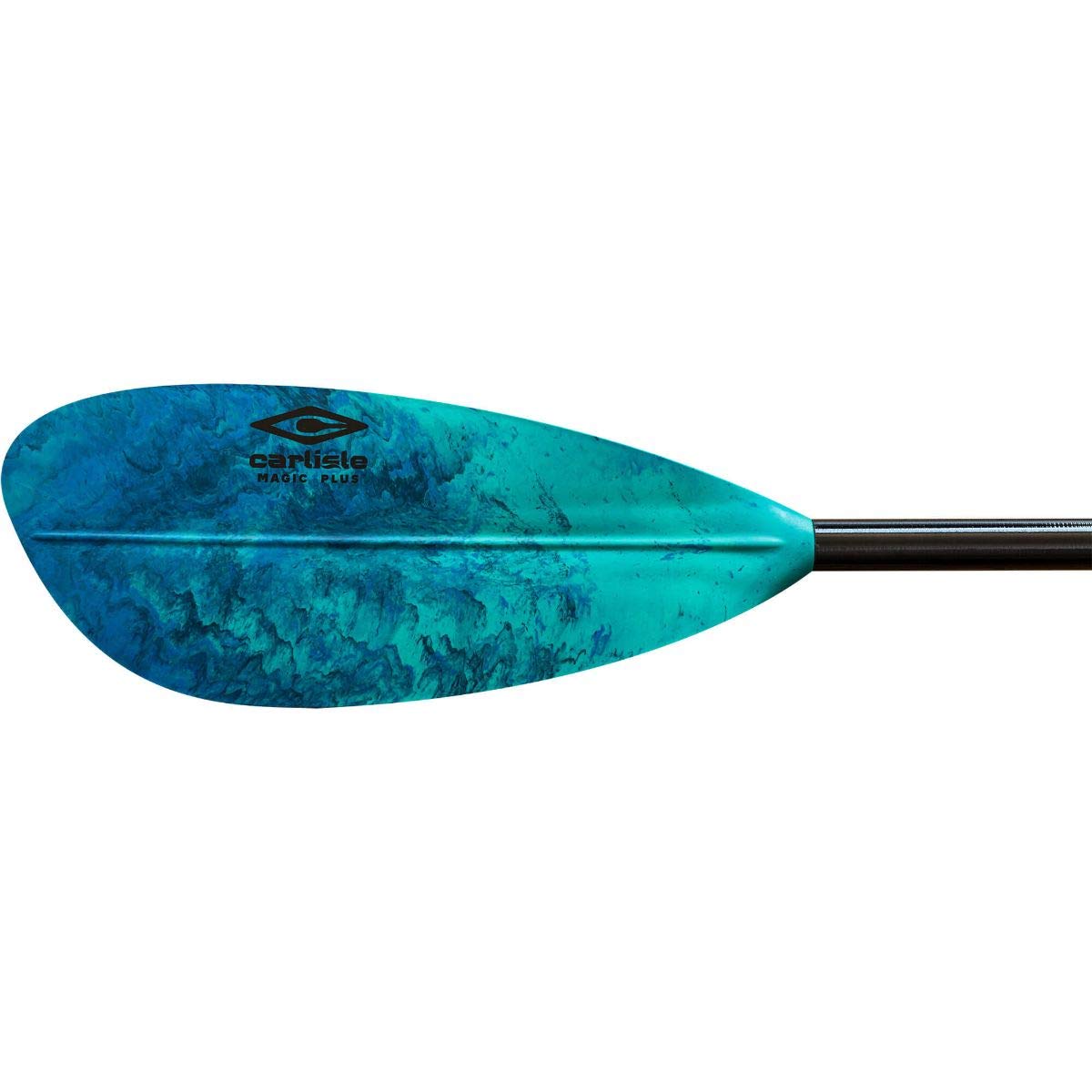 Carlisle Magic Plus Kayak Paddle with Polypropylene Blades and Wrapped Fiberglass Shaft, 230cm - Seaglass