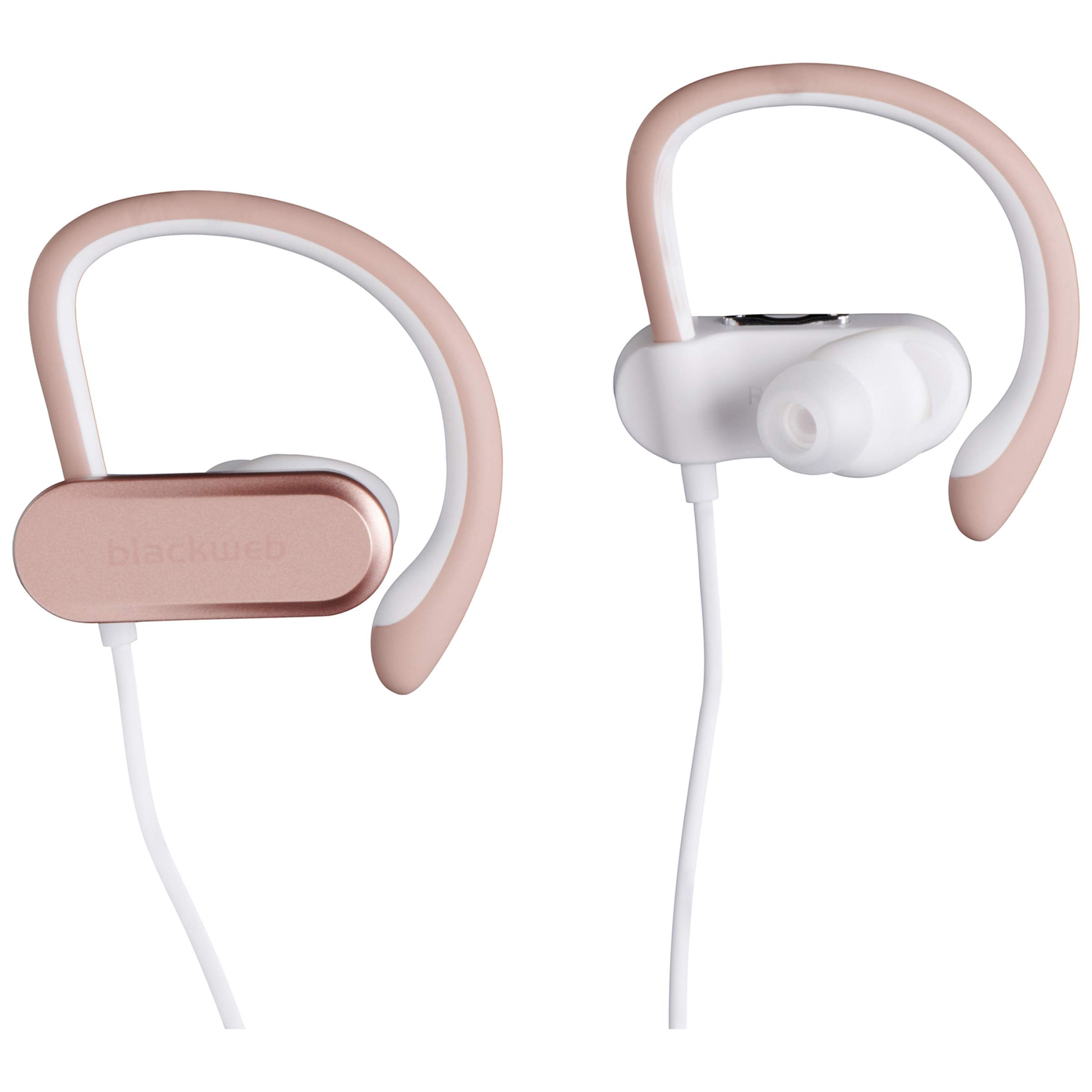 Blackweb Wireless Bluetooth Sport Earbuds, Rose Gold