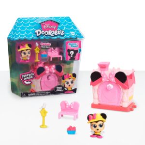 disney doorables mini playset minnie mouse’s garden cottage, officially licensed kids toys for ages 5 up by just play