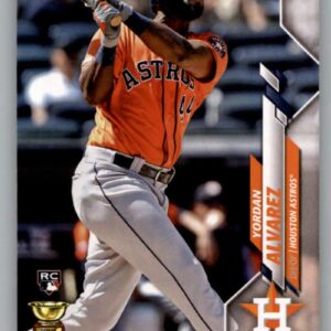 2020 Topps Baseball #276 Yordan Alvarez RC Rookie Card Houston Astros Official MLB Baseball Trading Card In Raw (NM or Better) Condition