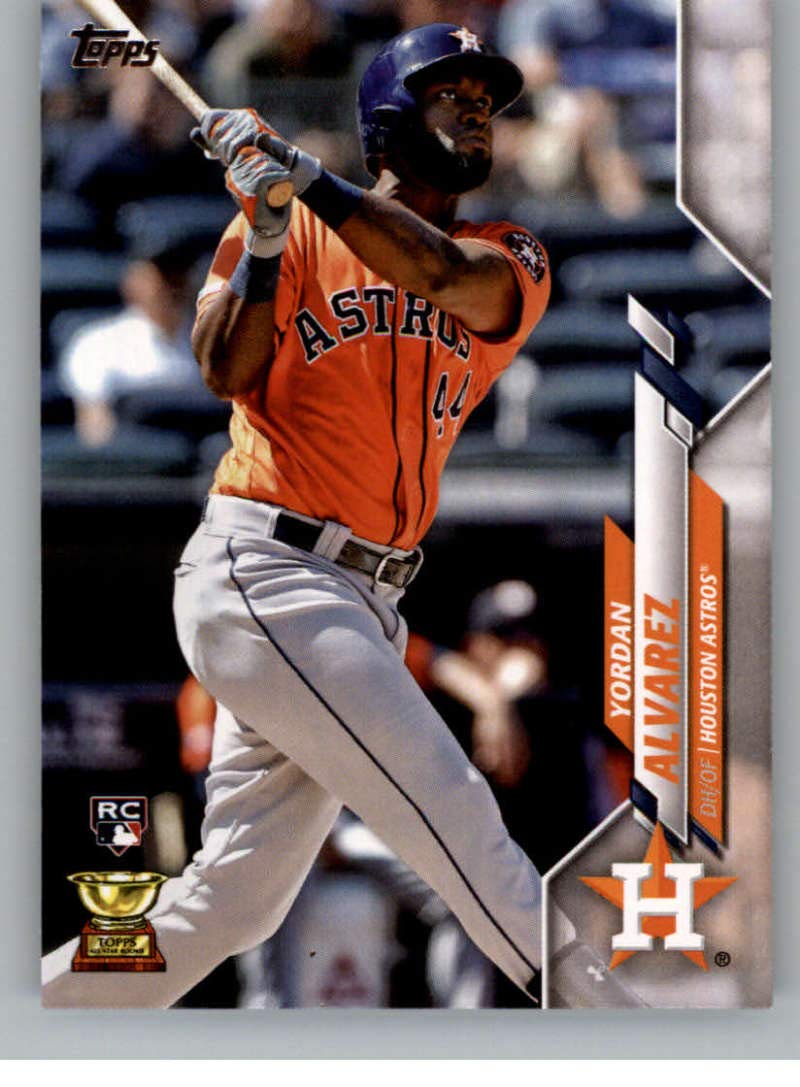 2020 Topps Baseball #276 Yordan Alvarez RC Rookie Card Houston Astros Official MLB Baseball Trading Card In Raw (NM or Better) Condition